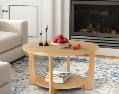 31.5''+Solid+Wood+Legs+Round+Coffee+Table+with+2-Tier+Storage-385717771 (3)