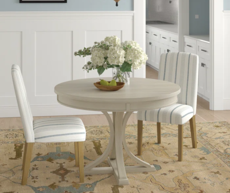 Helena+Round+Wood+Pedestal+Dining+Table