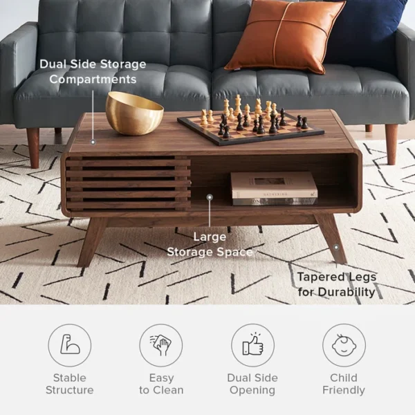 Lorccan Coffee Table with Storage - Image 3