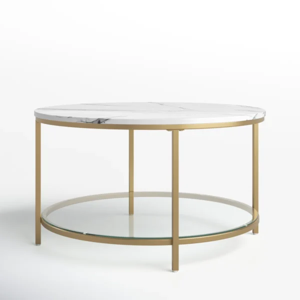 Rotherham Round Coffee Table with Storage - Image 3